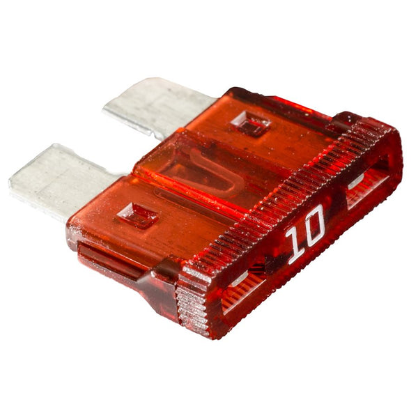 Auveco No. 12552 Atc Fuse 10 Amp Red, Quantity - 25