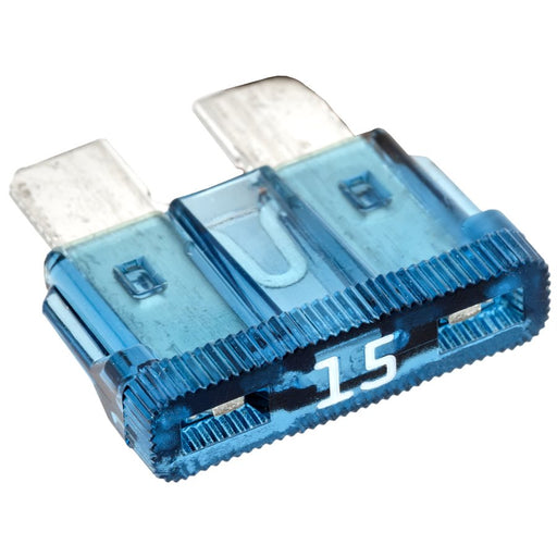 Auveco No 12553 Atc Fuse 15 Amp Light Blue, Quantity 25