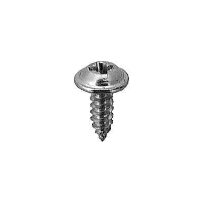 Auveco No. 12739 M4.2-1.41 X 12mm Type 1A Drive Washer Head Tapping Screw Chrome, Quantity - 100