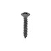 Auveco No 12798 Phillips Oval Head Tapping Screw 6 X 1-1/4 Black, Quantity 100