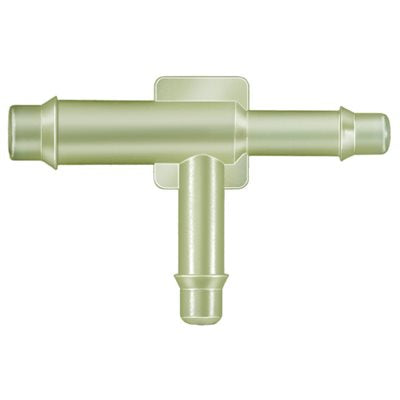 Auveco No 12919 Nylon Tee Connector 1/4 X 3/16 X 3/16, Quantity 10