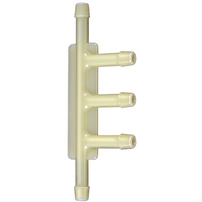 Auveco No 12949 Nylon 5 Way Tee Connector 3/16 All Ends, Quantity 5