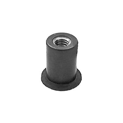 Auveco No 13007 Well Nut 10-32 Thread 500 Head Diameter, Quantity 25
