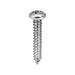 Auveco No 13269 8 X 1/2 Phillips Pan Head Tapping Screw 18-8 Stainless Steel, Quantity 100
