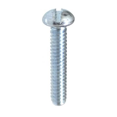 Auveco No 13311 10-32 X 3/4 Slotted Round Head Machine Screw 18-8, Quantity 100