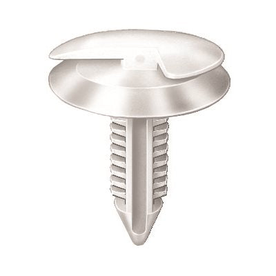 Auveco No. 13461 Trim Panel Retainer White Nylon, Quantity - 25
