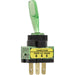 Auveco No 13524 Illuminated Toggle Switch-Green, Quantity 1