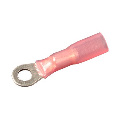 Auveco No. 13656 Krimp And Seal Terminal #6 Stud 22-18 Gauge, Quantity - 10