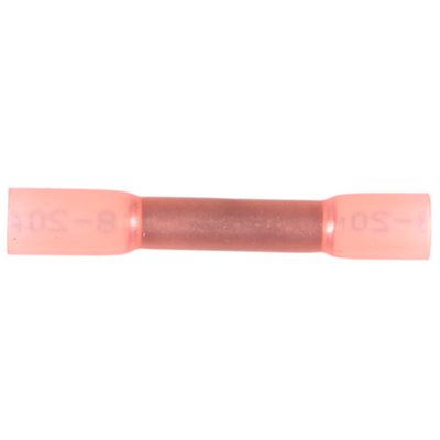 Auveco No 19258 Krimp & Seal Butt Connector 22-18 Gauge Red, Quantity 25
