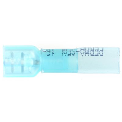 Auveco No 19260 Krimp & Seal Terminal Female 16-14 Gauge Blue, Quantity 25