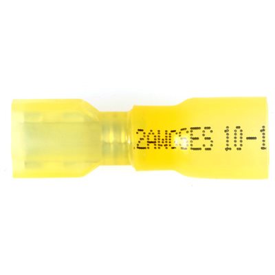 Auveco No. 13679 Krimp And Seal Terminal .250 Stud 12-10 Gauge Female, Quantity - 10