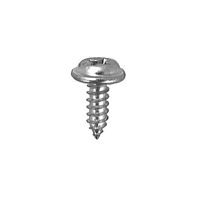 Chrysler 9422202 8 X 1/2 Phillips Flat Top Washer Head Tapping Screw 13/32 Diameter Zinc, Auveco 13708 Quantity 100