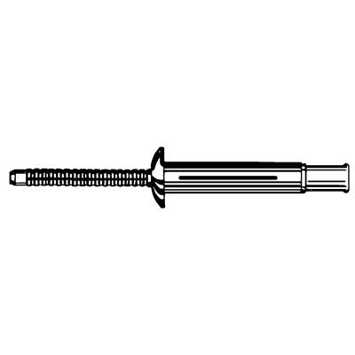 Auveco No 13768 Klamp Tite Rivet 3/16 Diameter 3/8-9/16 Range, Quantity 50