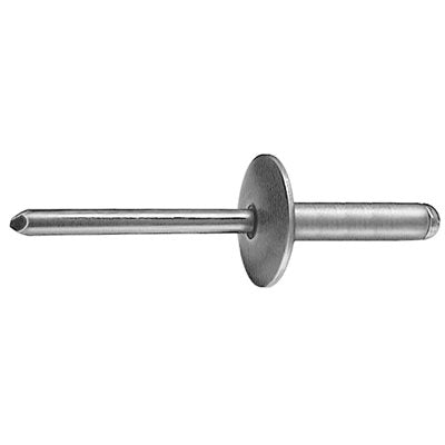 Auveco No 13796 Blind Tack Rivet Large Flange Head 13/16 Length, Quantity 25