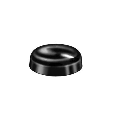 Auveco No 13837 Pop-On Screw Cover Black 10, Quantity 50