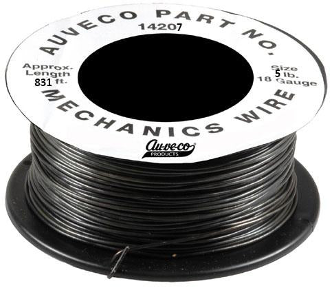 Auveco No. 14207 18 Gauge Mechanics Wire. 253 Meters - 5 Lbs. Qty 1 Roll.