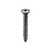 Auveco No 2666 10 X 2 Phillips Oval Head Tapping Screw Zinc, Quantity 100