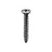 Auveco No 9403 8 X 1/2 Phillips Oval Head Tapping Screw 18-8 Stainless Steel, Quantity 100