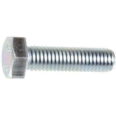 Auveco No. 14422 Din 933 8mm X 30mm Cap Screw Zinc Grade 8.8, Quantity - 25