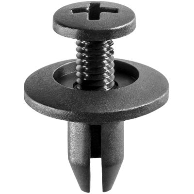 Auveco No. 14696 Push-Type Retainer 15mm Head Diameter 11mm Length, Quantity - 25
