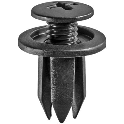 Auveco No. 14697 Push-Type Retainer 14mm Head Diameter 11mm Length, Quantity - 25