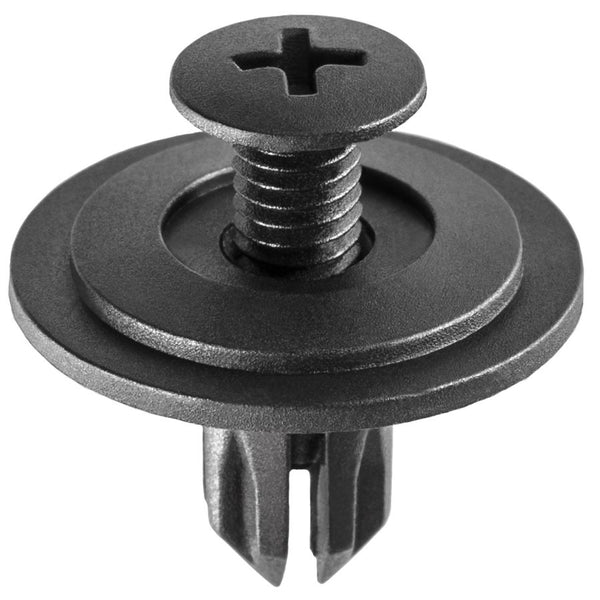 Auveco No. 14698 Push-Type Retainer 18mm Head Diameter 11mm Length, Quantity - 25