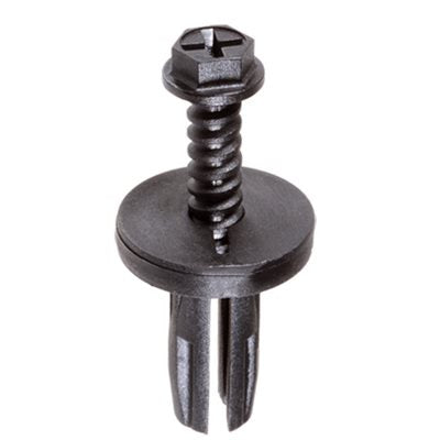 Auveco No. 14726 Nissan Push-Type Retainer 17mm Head Diameter 18mm Length, Quantity - 25