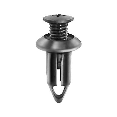 Auveco No 14997 Push-Type Retainer 19/32 Head Diameter 13/16 Length, Quantity 25