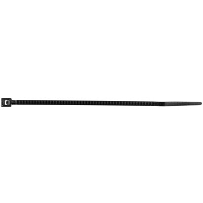 Auveco No 15144 Black Nylon Cable Tie 4 Length, Quantity 100