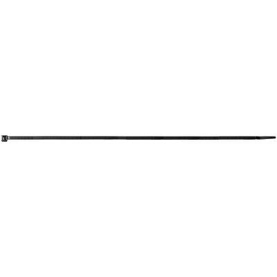 Auveco No. 15753 14 Thin Cable Tie Light Duty Black 50 Lb, Quantity - 25