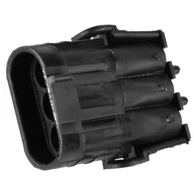 Auveco No. 15953 3-Cavity Connector Shell For Male Terminal, Quantity - 15