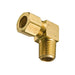 Auveco No 168 Brass Male Elbow 1/2 Tube Size 1/2 Thread, Quantity 5