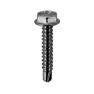 Auveco No 16044 Hex Washer Head Teks Screw 10 X 1, Quantity 50