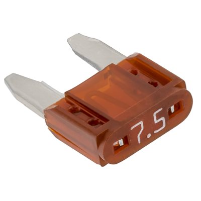 Auveco No. 16355 Mini Fuse - 7.5 Amps, Quantity - 5
