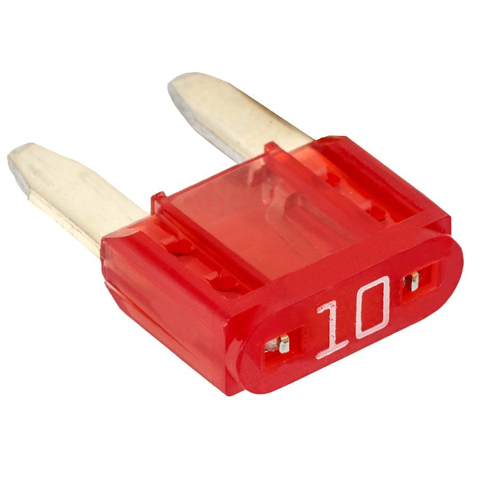 Auveco No 16356 Mini Fuse 10 Amps, Quantity 5