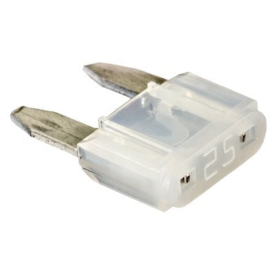 Auveco No. 16359 Mini Fuse - 25 Amps, Quantity - 5