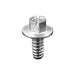 Auveco No 16422 Slot Hex Washer Head License Plt Screw 14 X 5/8 Zinc, Quantity 50
