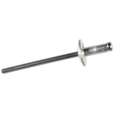 Auveco No 16686 Large Flange Multi-Purpose Rivet 1/8 Diameter, Quantity 100
