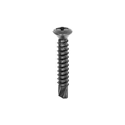 Auveco No 16736 Phillips  Oval Head Teks Tapping Screw Phosphate 8 X 1 6 Head, Quantity 50