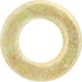 Auveco No 16764 Metric Flat Washer 8mm Screw Zinc & Yellow, Quantity 100