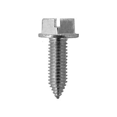 Auveco No. 16826 Slotted Hex Washer Head Zinc M6-1.0 X 20mm, Quantity - 50