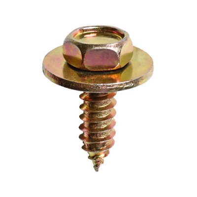 Auveco No. 16828 Hex Head SEMS Tapping Screw M6.3-1.81 X 20mm, Quantity - 25
