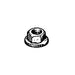 Auveco No 16880 Hex Flange Nut M4-7 11mm Flange Outside Diameter, Quantity 50