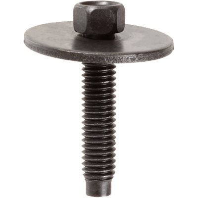 Auveco No 16893 Hex Head SEMS Bolt W/Dog Point M6-10 X 28mm, Quantity 25