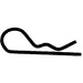 Auveco No 16934 Hair Pin Cotter 042 3/64 Wire Diameter Zinc, Quantity 100