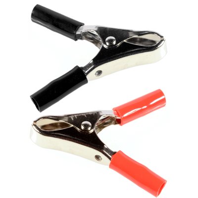Auveco No 16974 Test Clip 30 Amp 1 Red & 1 Black Insulation, Quantity 1 PR