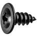 Auveco No 16997 Phillips Oval Washr Head Tapping Screw 8 X 3/8 Black, Quantity 100
