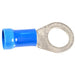 Auveco No 17049 Vinyl Insulated Ring Terminal 6 Gauge 1/2 Stud Blue, Quantity 10