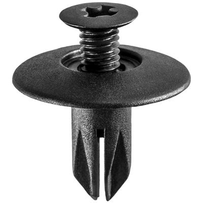 Auveco No 17081 Cowl Push-Type Retainer 18mm Head Diameter 12mm Length, Quantity 25