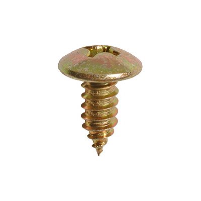 Auveco No. 17098 Phillips Truss Head License Plate Screw M6.3-1.81 X 15mm, Quantity - 50